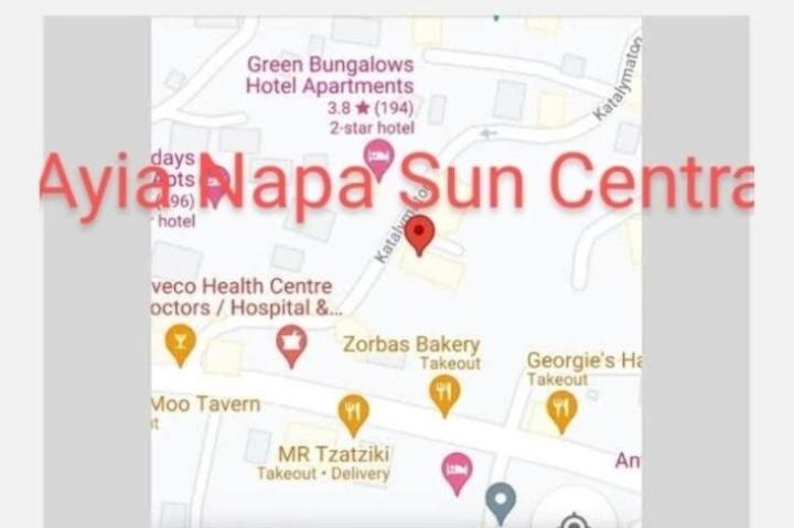 Ayia Napa Sun Central Kültér fotó
